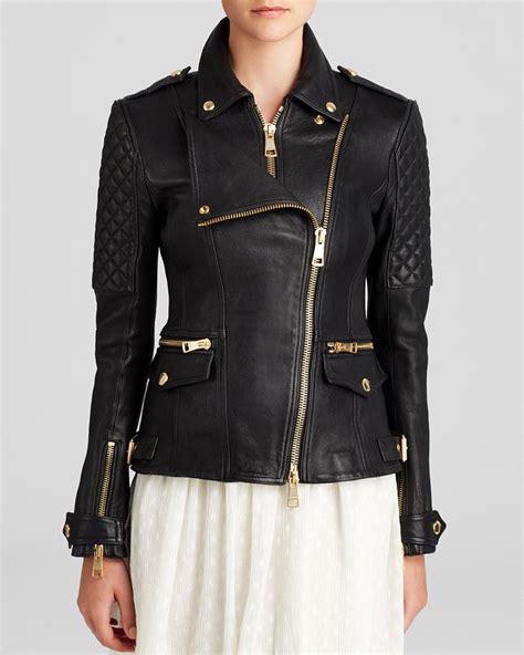 burberry brit remington leather moto jacket|Burberry Remington Leather Moto Jacket .